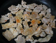 豆腐と豚こまの甘味噌煮　調理②