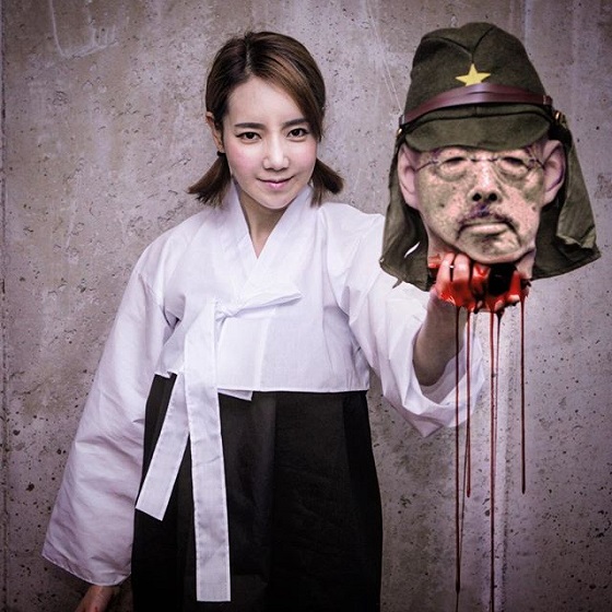 【衝撃】韓国人写真家が「昭和天皇生首」斬首画像をアップ！！