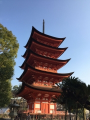 厳島神社３五重塔