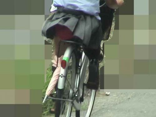 JKの自転車パンチラ盗撮画像集めたから貼っていくわ！ 40枚 No.1
