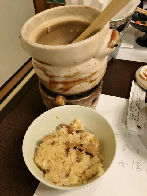 がんこ　三田の里　マツタケご飯