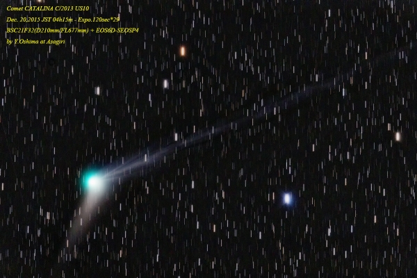 カタリナ彗星（C2013-US10）20151220_BSC21-FL