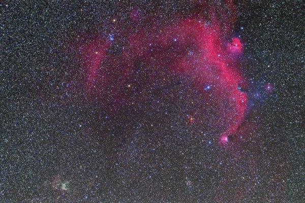 シーガル星雲とダック星雲