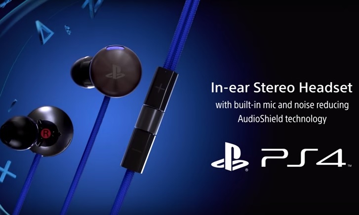 SCE、PS4用のカナル型ヘッドセット『In-ear Stereo Headset for PS4』を発表。ノイズを低減するAudioShield技術を搭載し12月4日から発売  - PS4、PS5本体関連