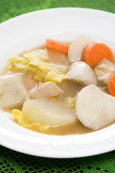 里芋入りの野菜スープ
