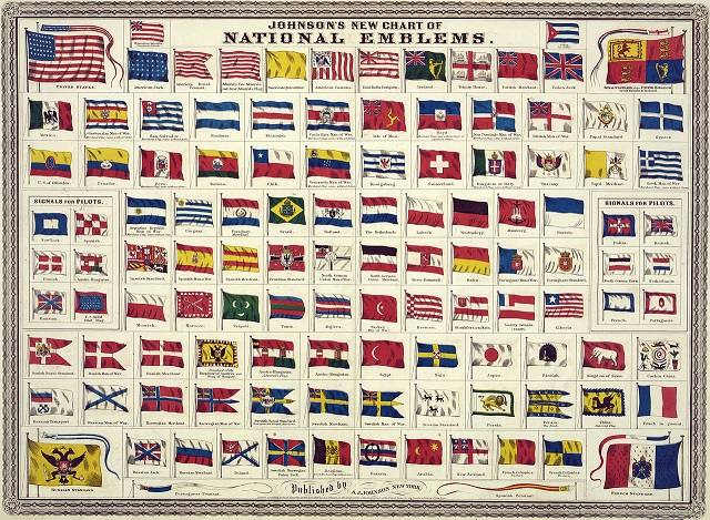 1868年当時の国旗