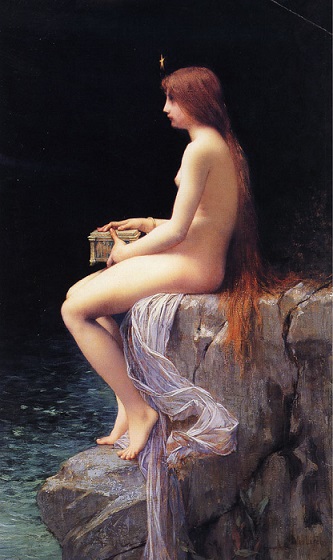 「パンドーラー」 ジュール・ジョゼフ・ルフェーブル (1882)