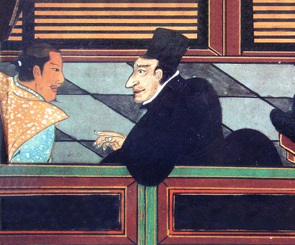 イエズス会員と日本人（1600年頃）
