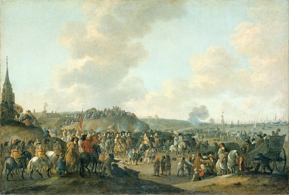 スヘフェニンゲン(オランダ)からのチャールズ2世の帰還　1660年