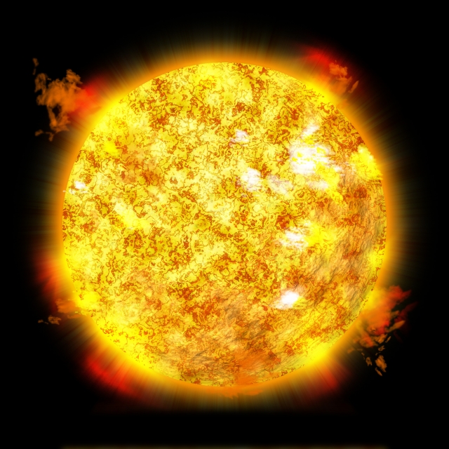 酸素のない宇宙で、太陽は何故燃えることができる？